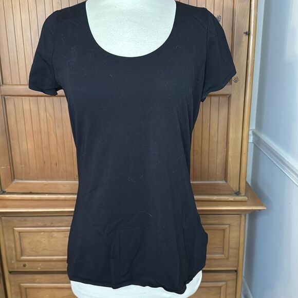 Womens Lauren Ralph Lauren Scoop Neck T-shirt, size Medium - Picture 1 of 7